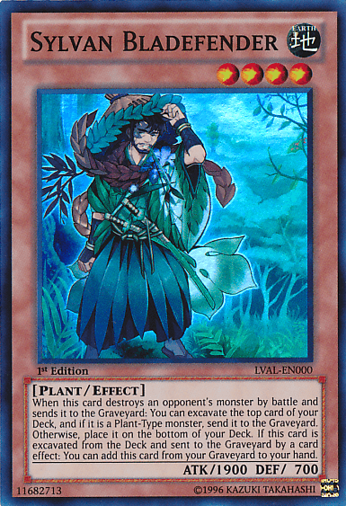 Sylvan Bladefender [LVAL-EN000] Super Rare - Doe's Cards