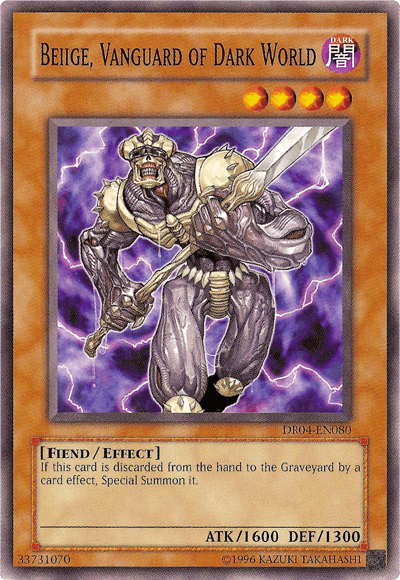 Beiige, Vanguard of Dark World [DR04-EN080] Common - Doe's Cards