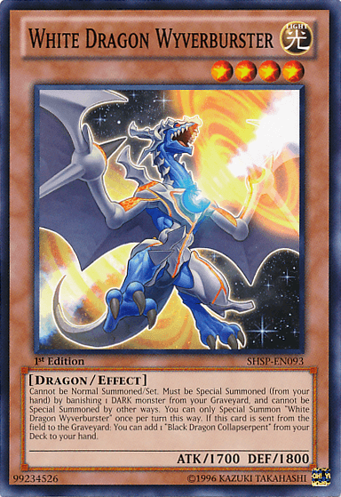 White Dragon Wyverburster [SHSP-EN093] Common - Doe's Cards