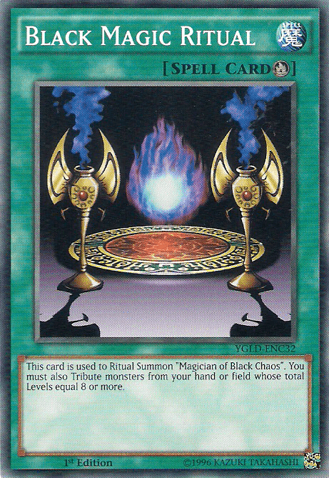 Black Magic Ritual [YGLD-ENC32] Common - Doe's Cards