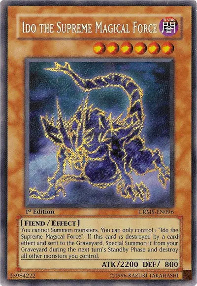 Ido the Supreme Magical Force [CRMS-EN096] Secret Rare - Doe's Cards
