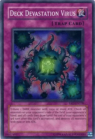 Deck Devastation Virus [DR3-EN178] Super Rare - Doe's Cards