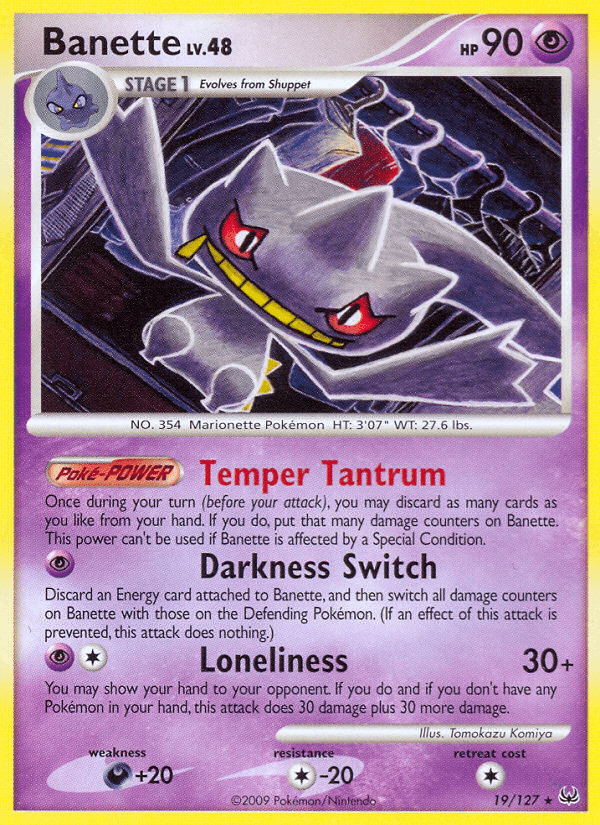 Banette (19/127) [Platinum: Base Set] - Doe's Cards