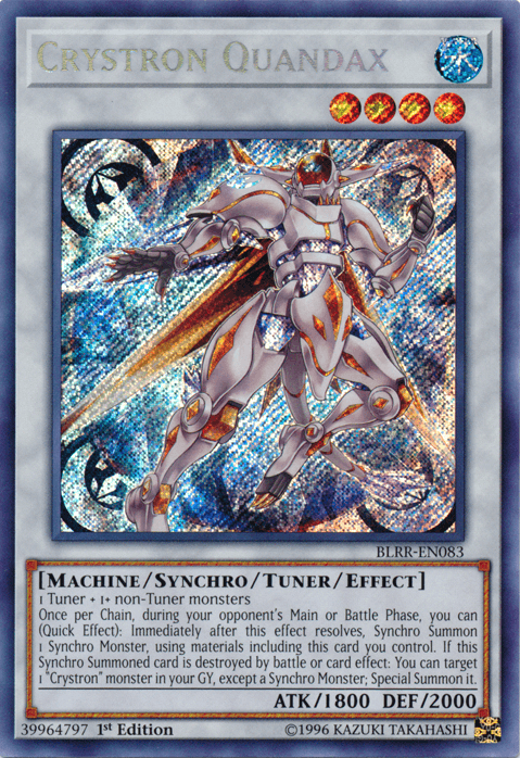 Crystron Quandax [BLRR-EN083] Secret Rare - Doe's Cards