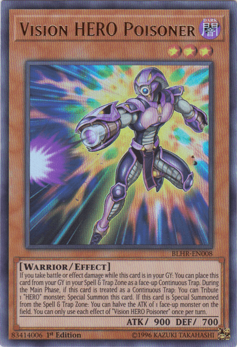 Vision Hero Poisoner [BLHR-EN008] Ultra Rare - Doe's Cards