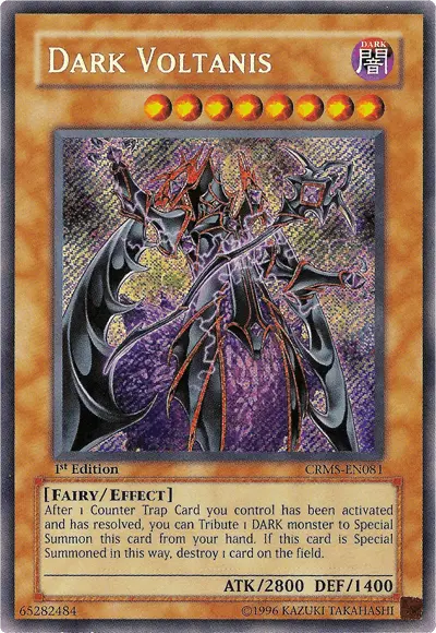 Dark Voltanis [CRMS-EN081] Secret Rare - Doe's Cards