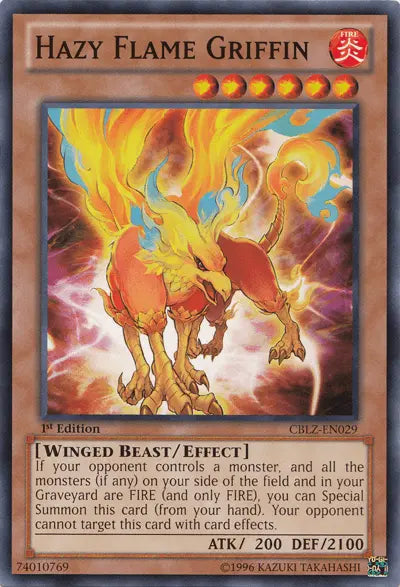 Hazy Flame Griffin [CBLZ-EN029] Common - Doe's Cards