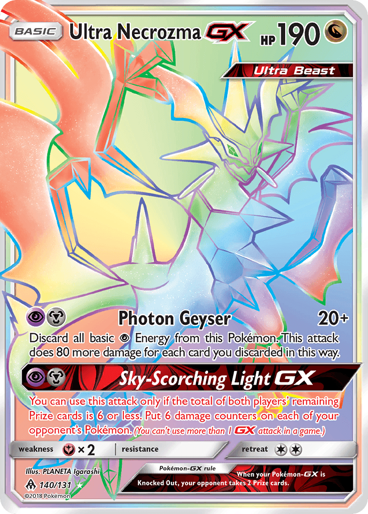 Ultra Necrozma GX (140/131) [Sun & Moon: Forbidden Light] - Doe's Cards