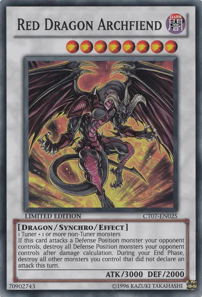 Red Dragon Archfiend [CT07-EN025] Super Rare - Doe's Cards