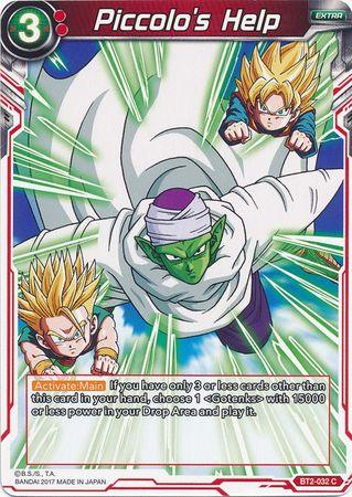 Piccolo's Help (BT2-032) [Union Force] - Doe's Cards