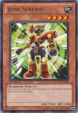 Junk Servant [EXVC-EN001] Rare - Doe's Cards