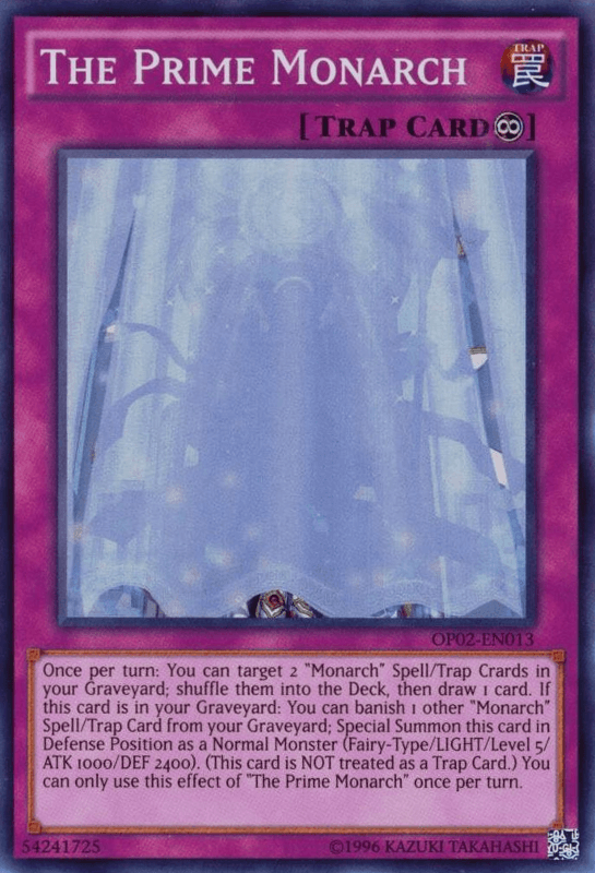 The Prime Monarch [OP02-EN013] Super Rare - Doe's Cards