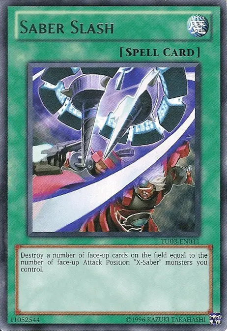 Saber Slash [TU03-EN011] Rare - Doe's Cards