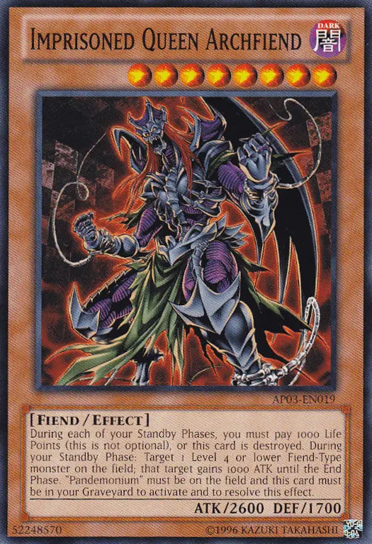 Imprisoned Queen Archfiend [AP03-EN019] Common - Doe's Cards