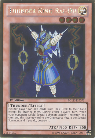 Thunder King Rai-Oh [PGLD-EN075] Gold Rare - Doe's Cards