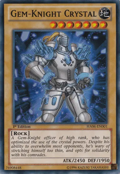 Gem-Knight Crystal [HA06-EN001] Super Rare - Doe's Cards