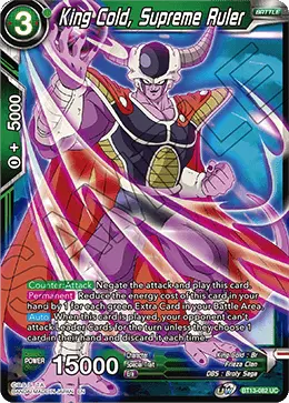 King Cold, Supreme Ruler (Uncommon) (BT13-082) [Supreme Rivalry] - Doe's Cards