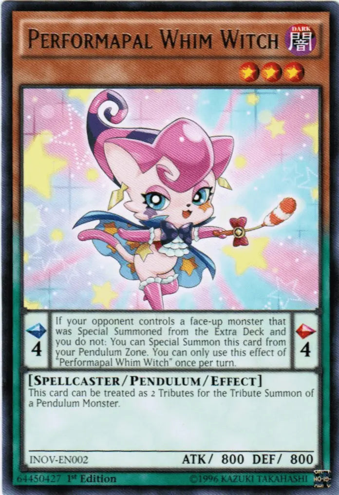 Performapal Whim Witch [INOV-EN002] Rare - Doe's Cards