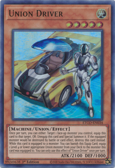 Union Driver [ETCO-EN034] Ultra Rare - Doe's Cards