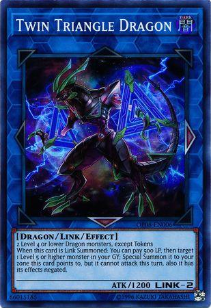 Twin Triangle Dragon [OP08-EN006] Super Rare - Doe's Cards