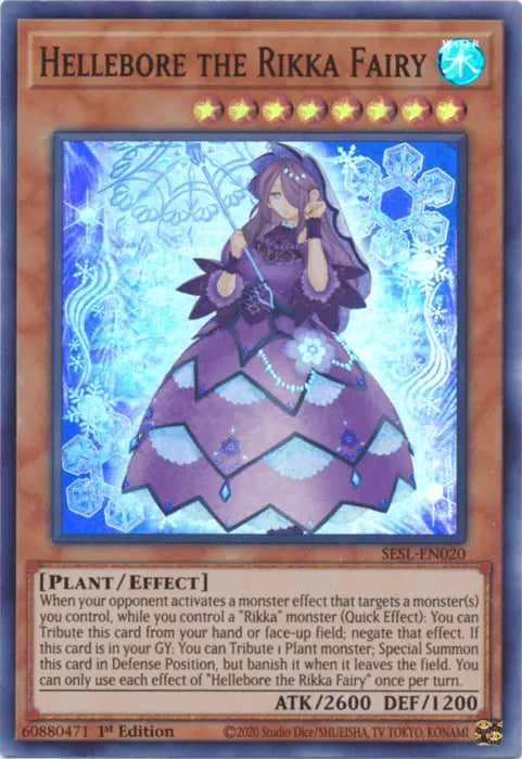 Hellebore the Rikka Fairy [SESL-EN020] Super Rare - Doe's Cards
