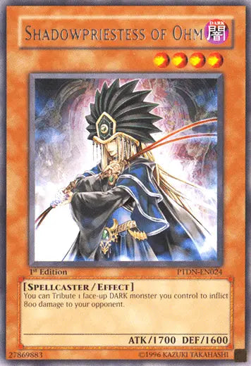 Shadowpriestess of Ohm [PTDN-EN024] Rare - Doe's Cards