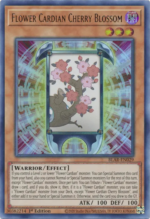Flower Cardian Cherry Blossom [BLAR-EN029] Ultra Rare - Doe's Cards