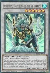 Dewloren, Tiger King of the Ice Barrier [SDFC-EN042] Ultra Rare - Doe's Cards