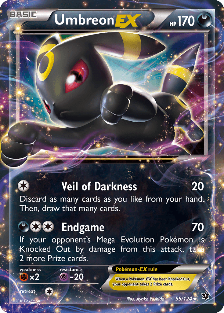 Umbreon EX (55/124) [XY: Fates Collide] - Doe's Cards