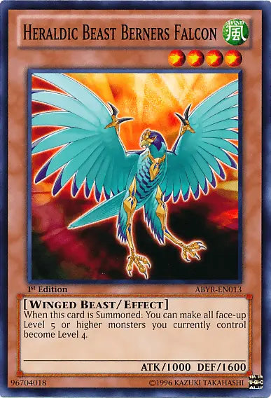 Heraldic Beast Berners Falcon [ABYR-EN013] Common - Doe's Cards