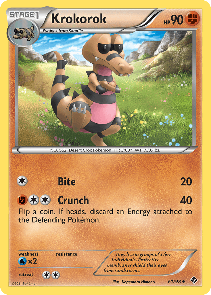 Krokorok (61/98) [Black & White: Emerging Powers] - Doe's Cards