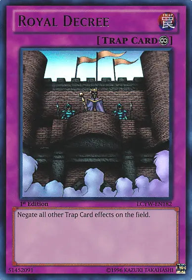 Royal Decree [LCYW-EN182] Ultra Rare - Doe's Cards