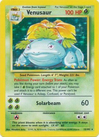 Venusaur (15/102) [Base Set Unlimited] - Doe's Cards