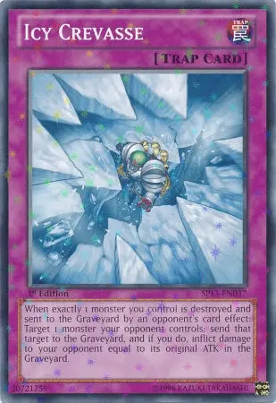 Icy Crevasse [SP13-EN037] Starfoil Rare - Doe's Cards