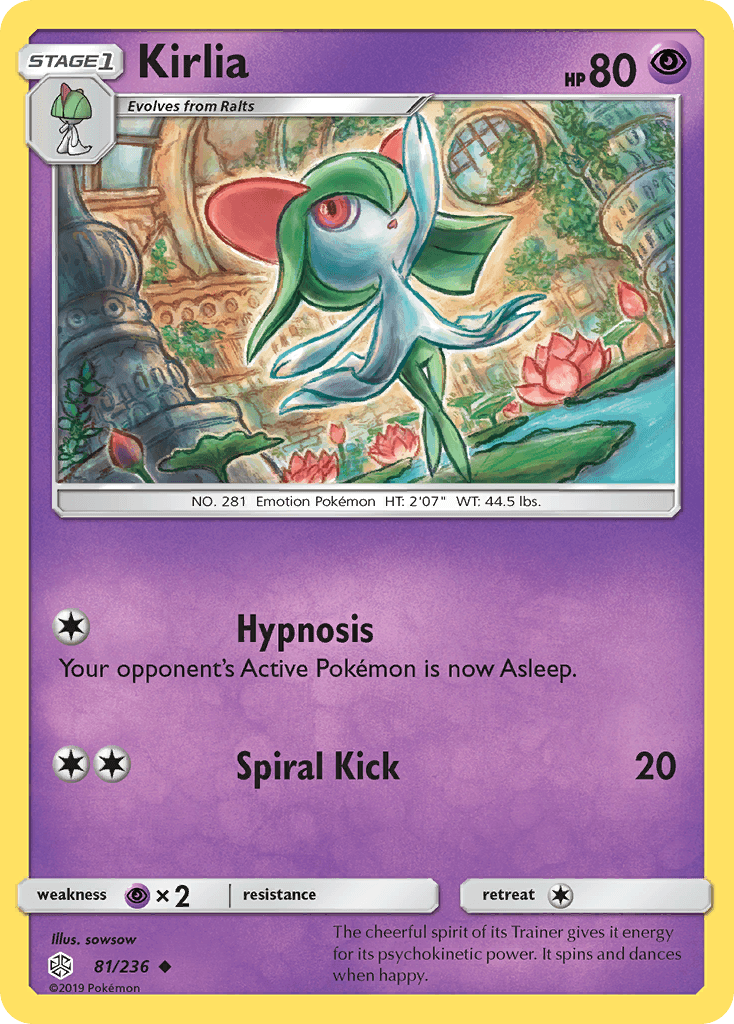Kirlia (81/236) [Sun & Moon: Cosmic Eclipse] - Doe's Cards