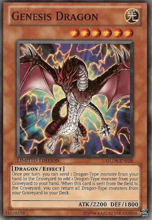 Genesis Dragon [GLD4-EN028] Common - Doe's Cards