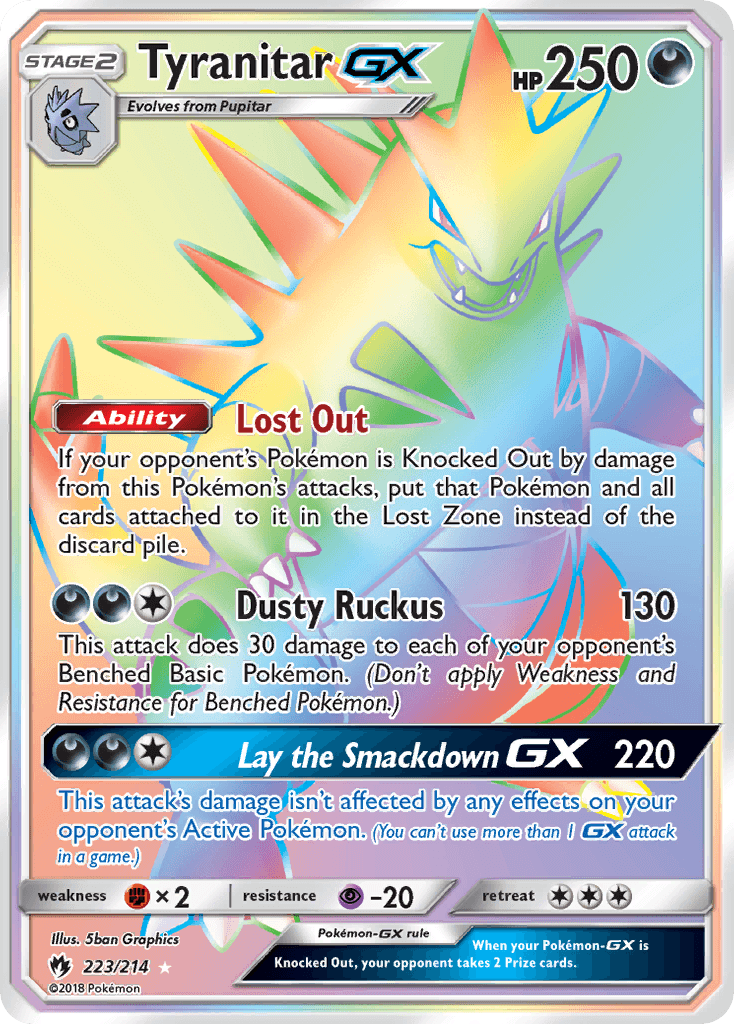 Tyranitar GX (223/214) [Sun & Moon: Lost Thunder] - Doe's Cards