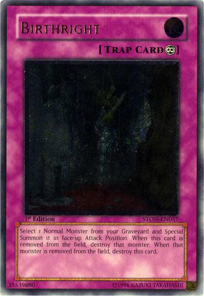 Birthright [STON-EN057] Ultimate Rare - Doe's Cards