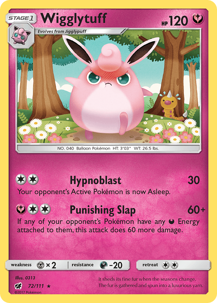 Wigglytuff (72/111) [Sun & Moon: Crimson Invasion] - Doe's Cards