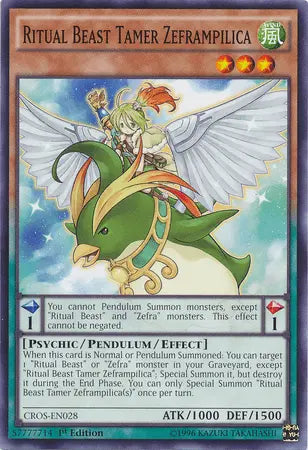 Ritual Beast Tamer Zeframpilica [CROS-EN028] Common - Doe's Cards