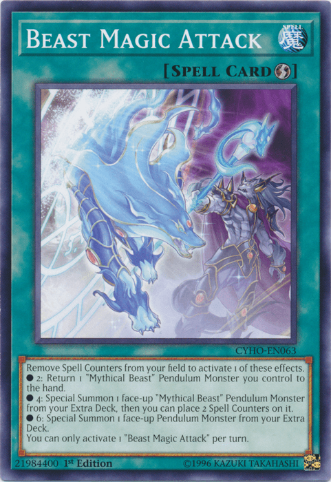 Beast Magic Attack [CYHO-EN063] Common - Doe's Cards