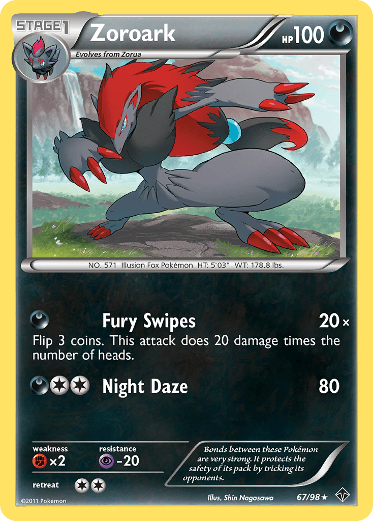 Zoroark (67/98) [Black & White: Emerging Powers] - Doe's Cards