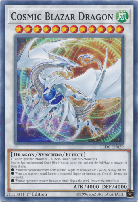 Cosmic Blazar Dragon [LED6-EN029] Common - Doe's Cards