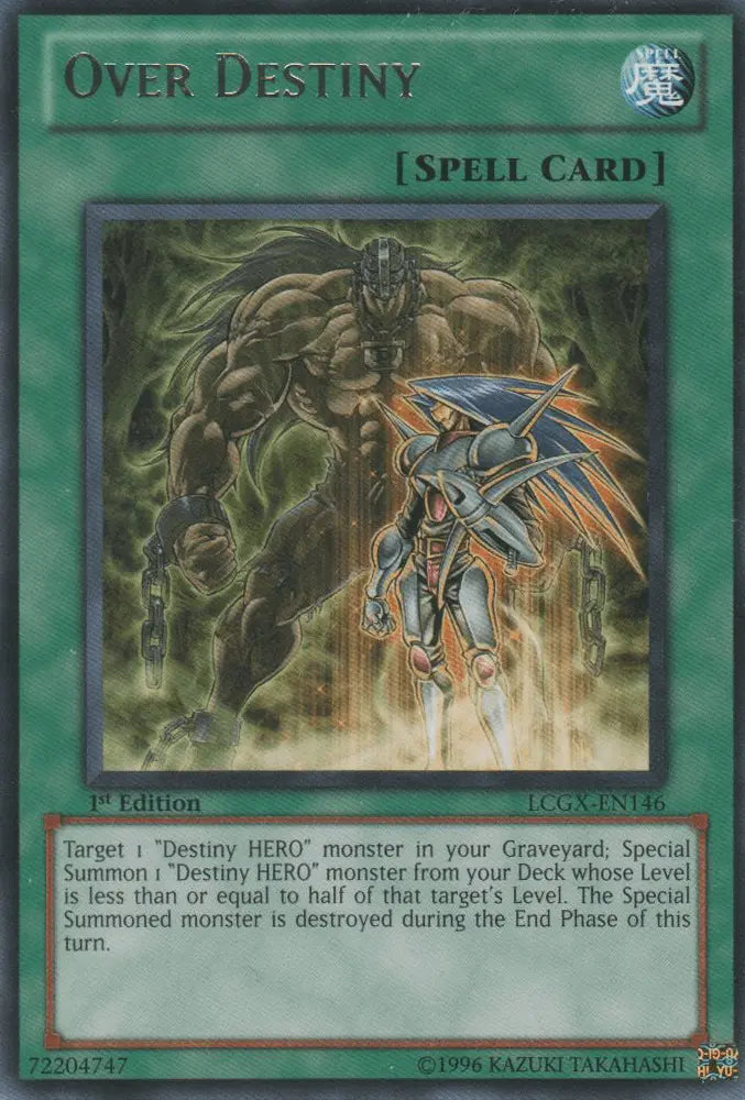 Over Destiny [LCGX-EN146] Rare - Doe's Cards