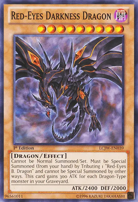 Red-Eyes Darkness Dragon [LCJW-EN039] Common - Doe's Cards