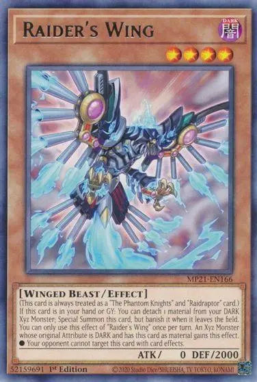 Raider's Wing [MP21-EN166] Rare - Doe's Cards