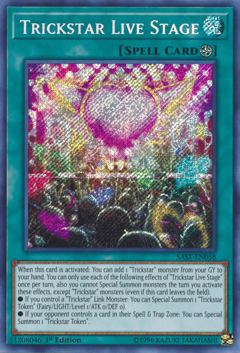 Trickstar Live Stage [SAST-EN058] Secret Rare - Doe's Cards