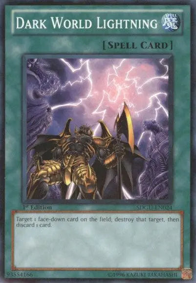 Dark World Lightning [SDGU-EN024] Common - Doe's Cards