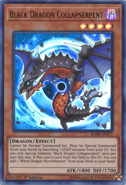 Black Dragon Collapserpent [BLHR-EN077] Ultra Rare - Doe's Cards