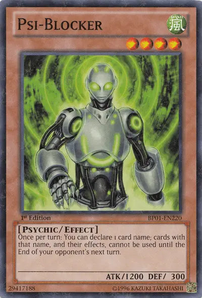 Psi-Blocker [BP01-EN220] Starfoil Rare - Doe's Cards